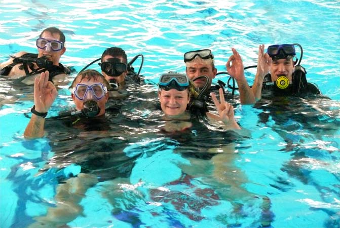 En compagnie de quelques membres du club "Les aigles des mers" (Gap)
