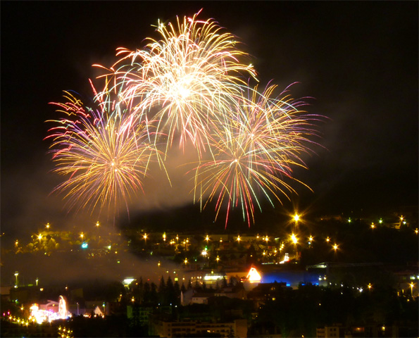 Gap, feu d’artifice de la Saint-Arnoux