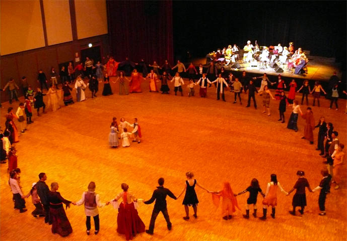 Le Cube, bal masqué Renaissance, février 2009