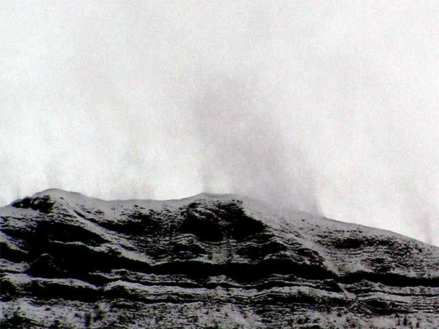 Tempête de neige crête de Charance