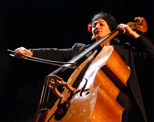 Marthe Moinet, contrebasse, au CMCL à Gap