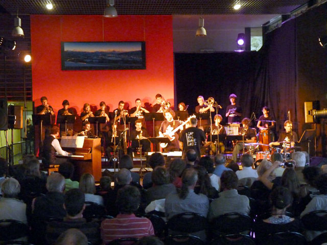 Benjamin Faugloire et le Big Band Jazz du conservatoire de Gap
