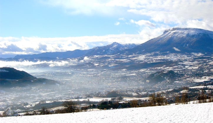 Gap dans son bassin, 9 décembre 2007, première neige
