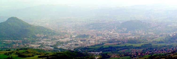 Ville de Gap, vue du nord-est