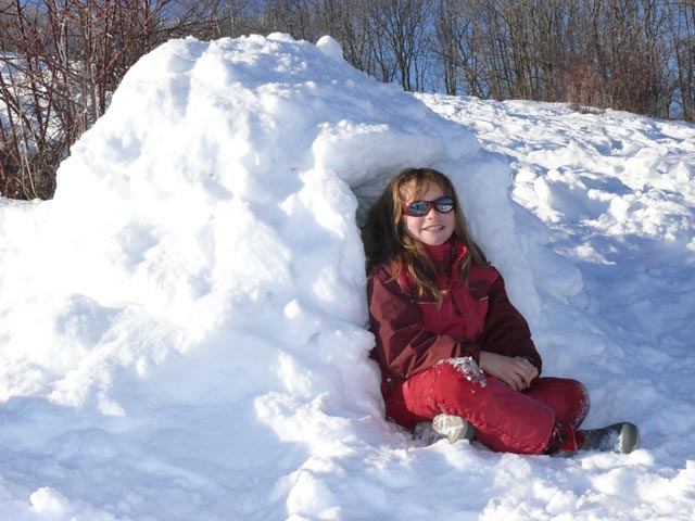 Gap, route du col de Gleize, jeux de neige