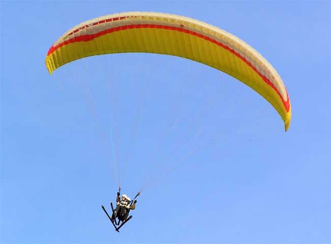 Parapente en tandem, Orcières 1850