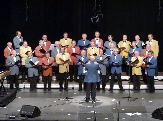 Gap, choeur d’hommes Polychr’Hom, 28 février 2010 au Quattro