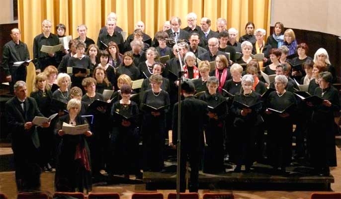 Psaume 115 de Mendelssohn, par l’ensemble vocal et le Choeur des Adultes du conservatoire de Gap, et les Choeurs du château de Tallard
