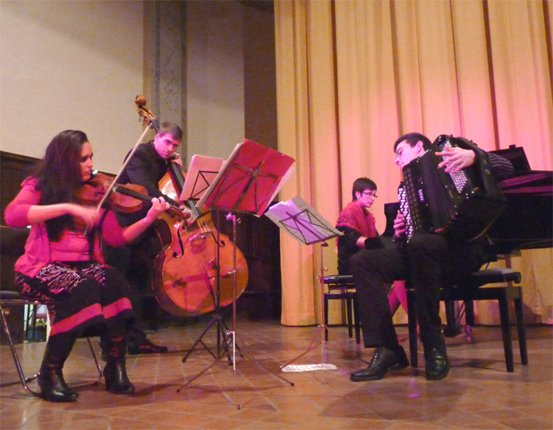 Le "Spiri’Tango Quartet" interprète Astor Piazzolla