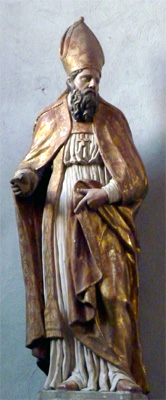 statue de Saint Arnoux, cath�drale de Gap