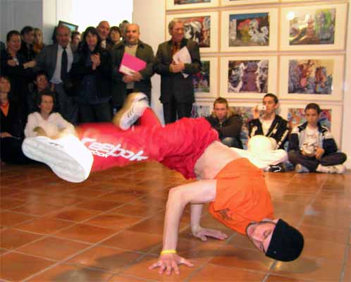 Section Hip-Hop de Gap au vernissage des huit expos, 100e anniversaire du muse dpartemental