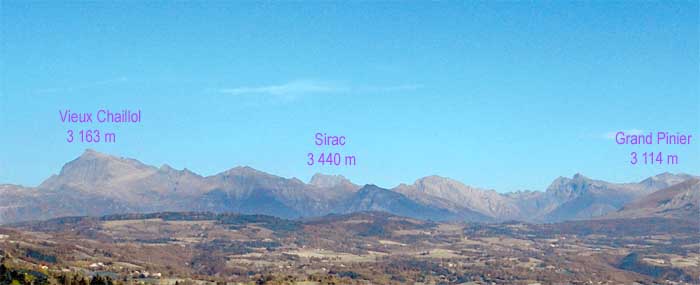 Gap, montagnes sans neige, dbut novembre 2007